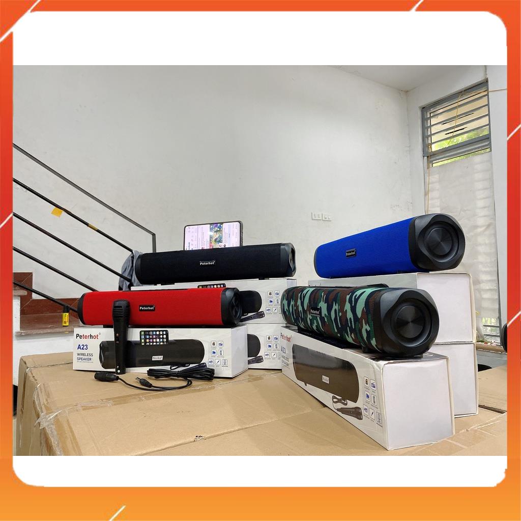 Loa bluetooth karaoke mini công suất lớn không dây có mic âm thanh siêu hay bass khỏe Bảo hành 1 đổi 1