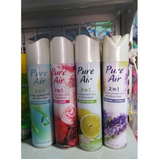 Xịt phòng Pure hương chanh xã diệt muỗi 200ml chai thiếc.