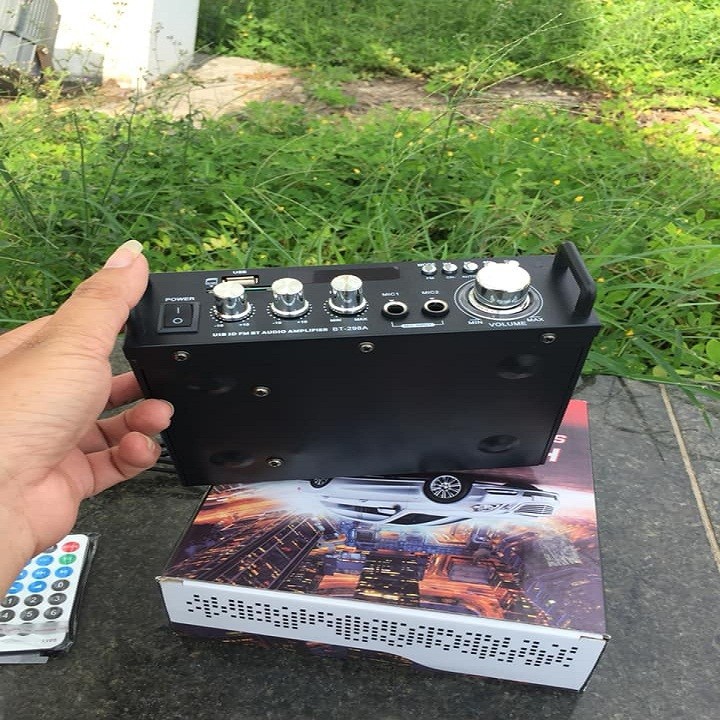 Ampli Bluetooth Mini 12V/220V BT 298A - Bảo Hành Uy Tín 12 Tháng - Lỗi 1 Đổi 1