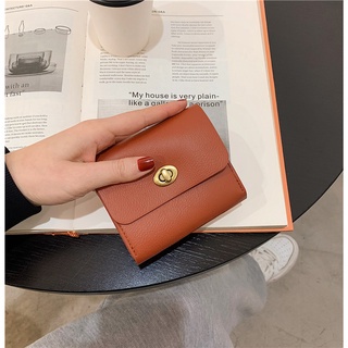 Ví Da Nữ Dáng Ngắn Phong Cách Retro