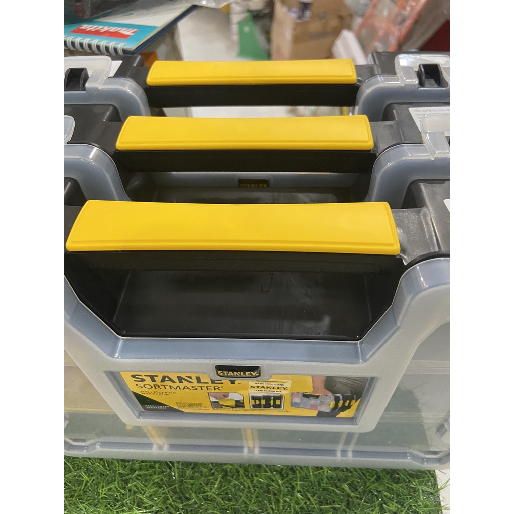 Hộp Stanley STST14021-8 - Thùng đồ nghề ghép nối nhiều ngăn đựng dụng cụ linh kiện ốc vít tháo lắp linh hoạt thông minh