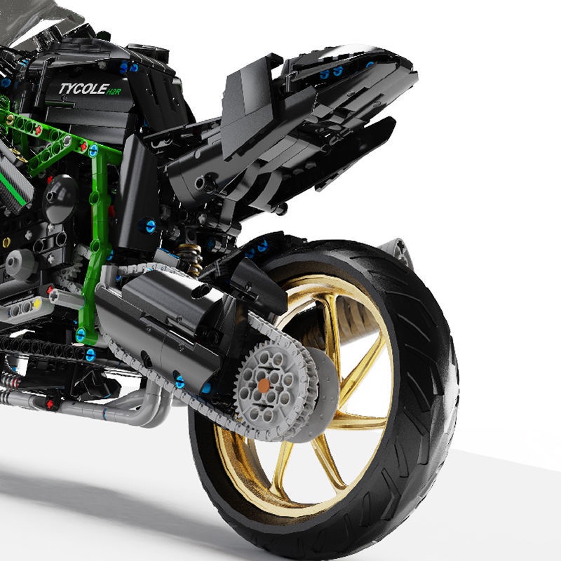 Bộ Đồ Chơi Lắp Ráp Mô Hình Xe Kawasaki H2R T4019 Tỉ Lệ 1: 5
