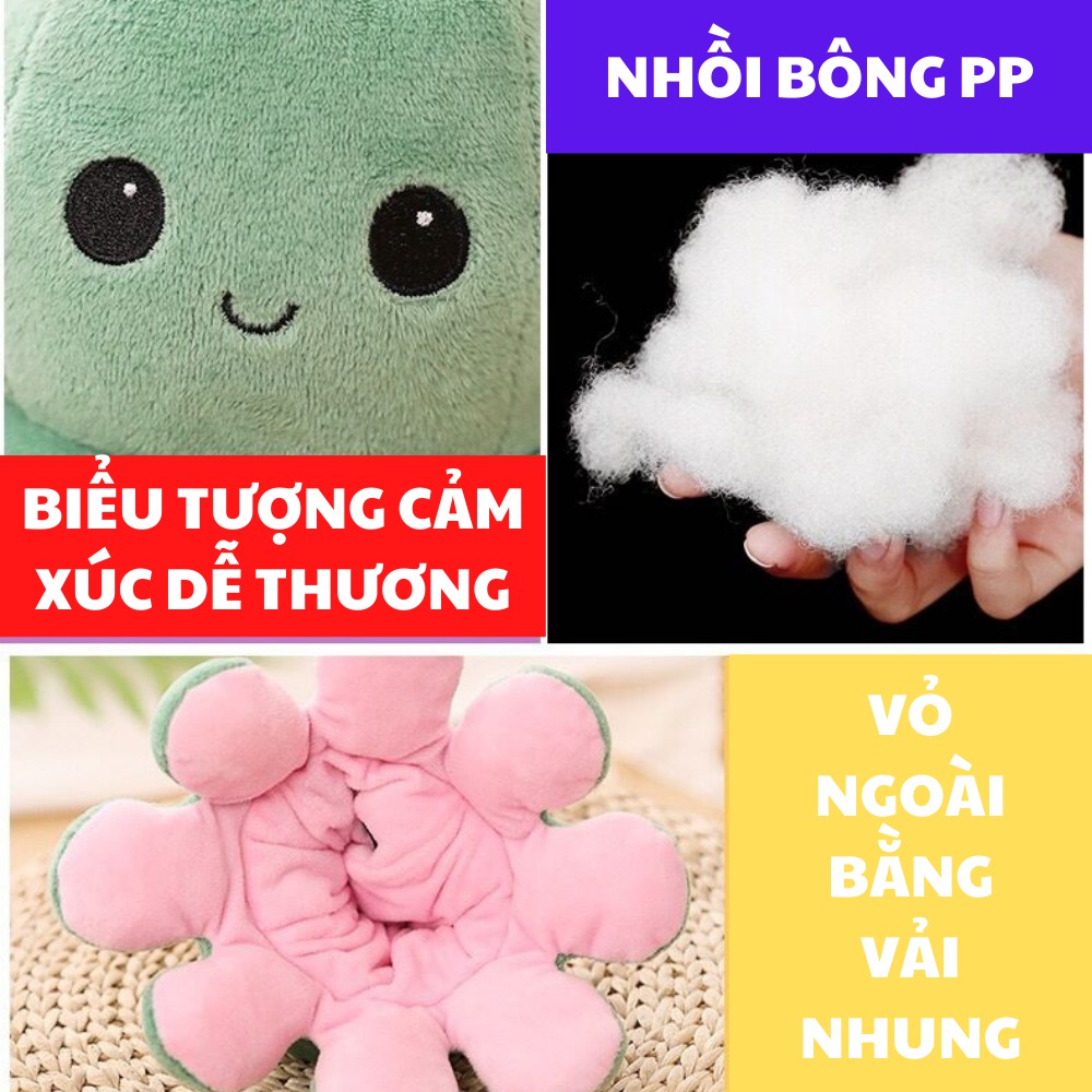 Bạch tuộc cảm xúc,bạch tuộc hai mặt bông cao cấp siêu dễ thương ATILA.SHOP