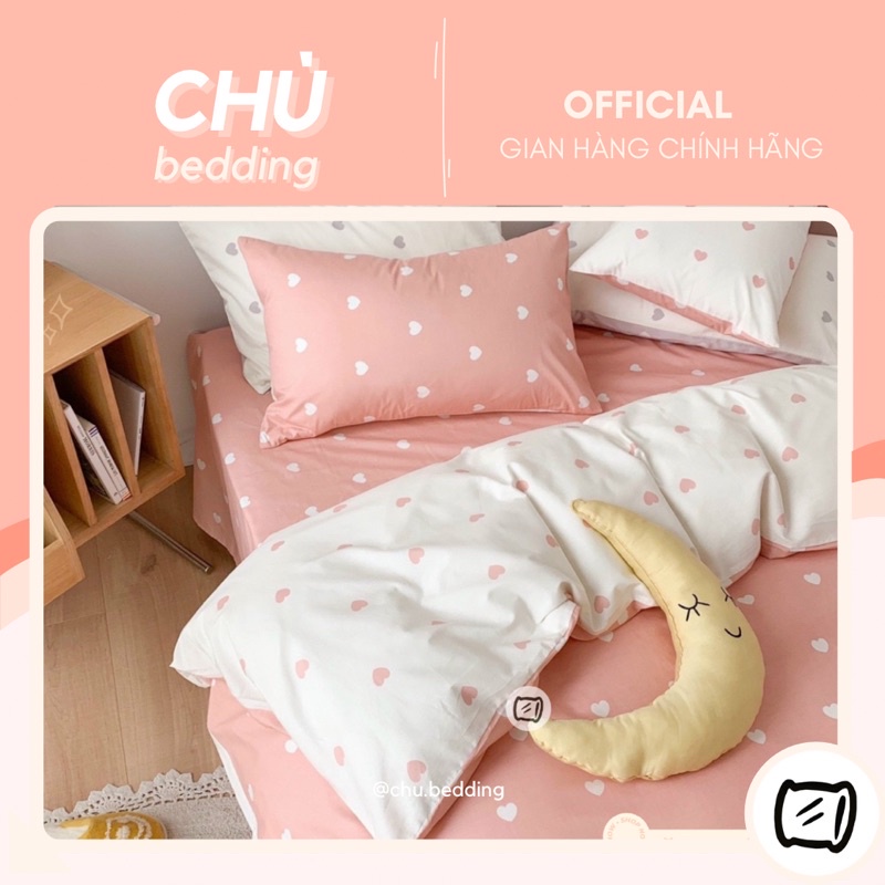 [HÀNG CÓ SĂN]✨ FULL 4 MÀU CHĂN GA GỐI: TIM TIM