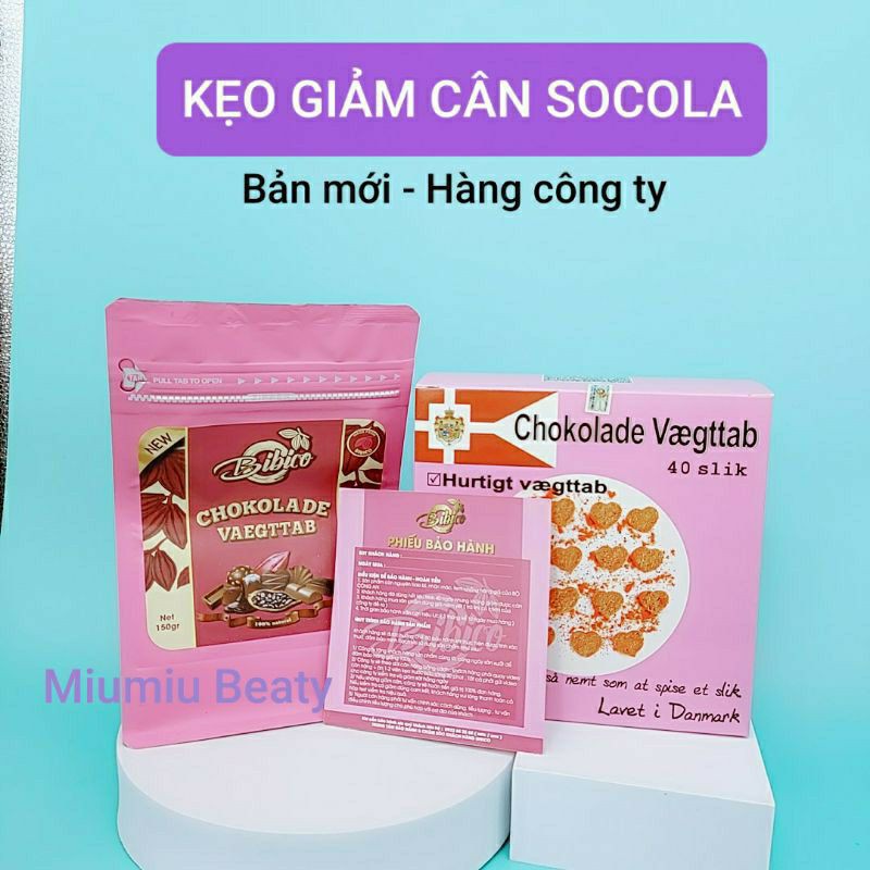 Viên kẹo socola giảm cân Đan Mạch loại mạnh màu hồng