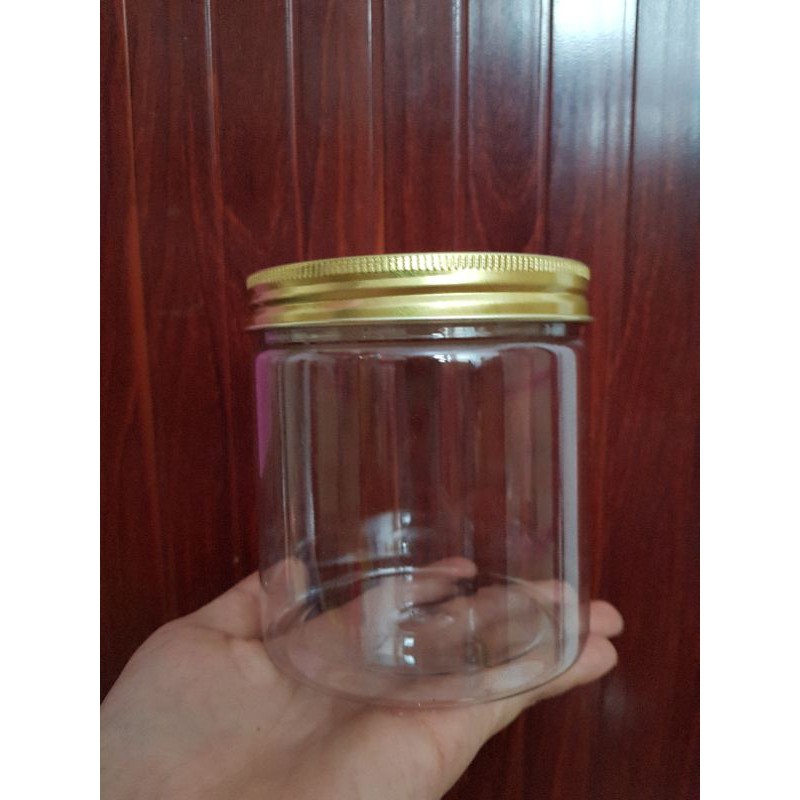 Hủ PET vặn 500ml 9x10cm (VT) có kèm lót | BigBuy360 - bigbuy360.vn