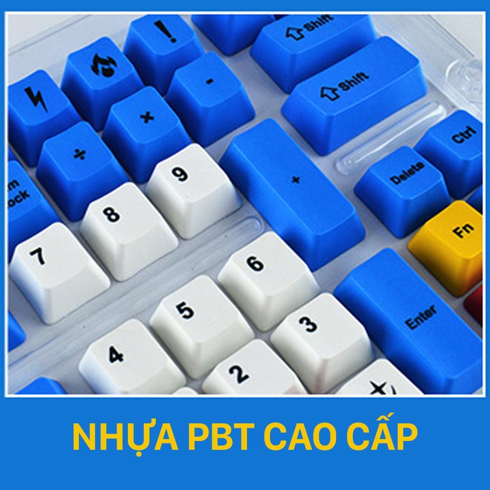 Keycap Gundam Original nhựa PBT cao cấp, Profile OEM, in Dye Sub 123 N