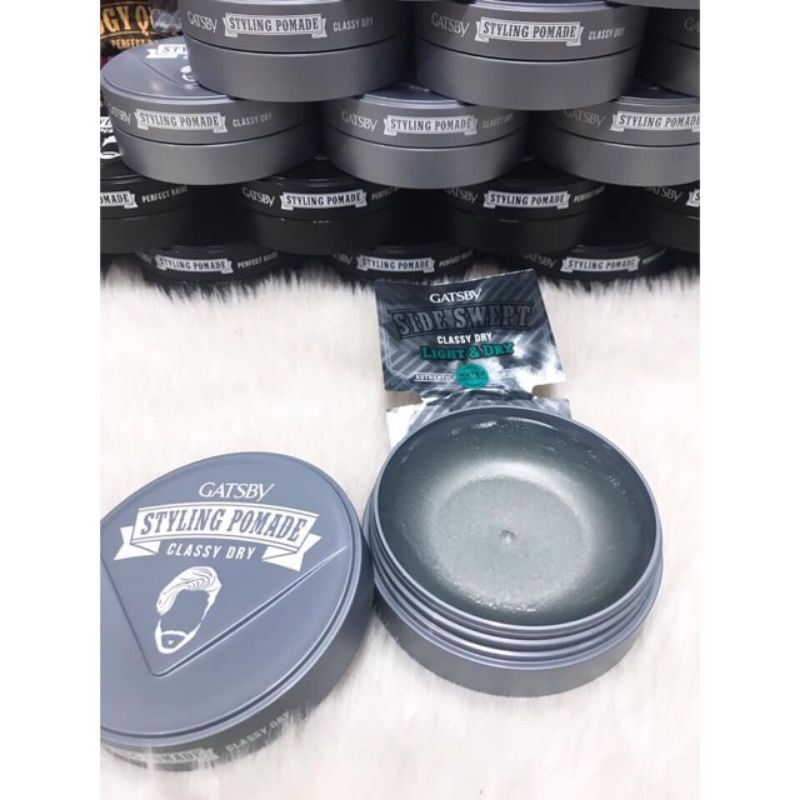 Pomade gốc nước vuốt tạo kiểu tóc Gatsby Styling Pomade Perect Raise Hair Gel