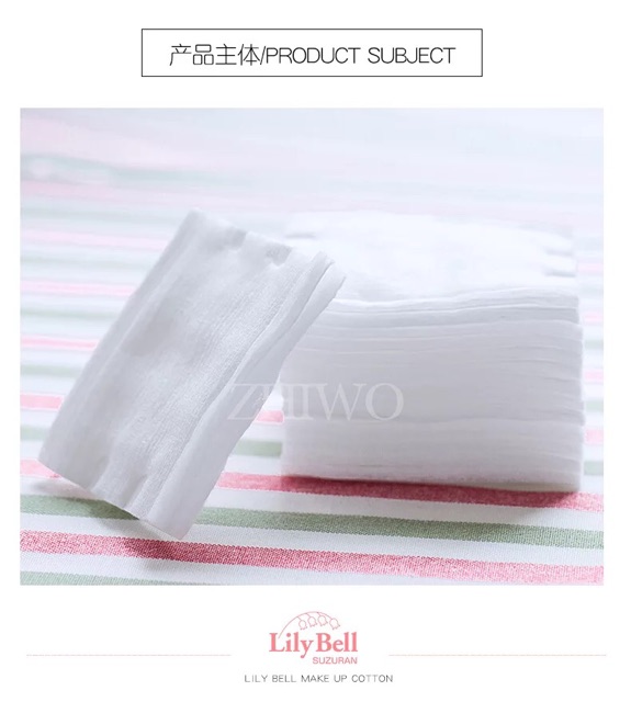 {Sẵn+hoá đơn} Bông tẩy trang xanh,trắngLilybell-Nhật Bản | BigBuy360 - bigbuy360.vn