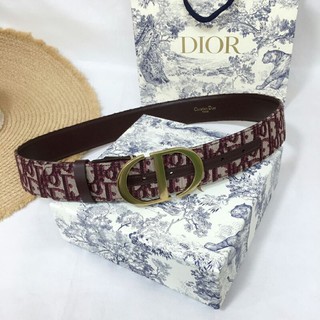 thắt lưng thời trang CD dior montaigne da thật cao cấp
