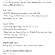 CHÍNH HÃNG HỘP 20 VIÊN XUAN QUANG TESTOVIM