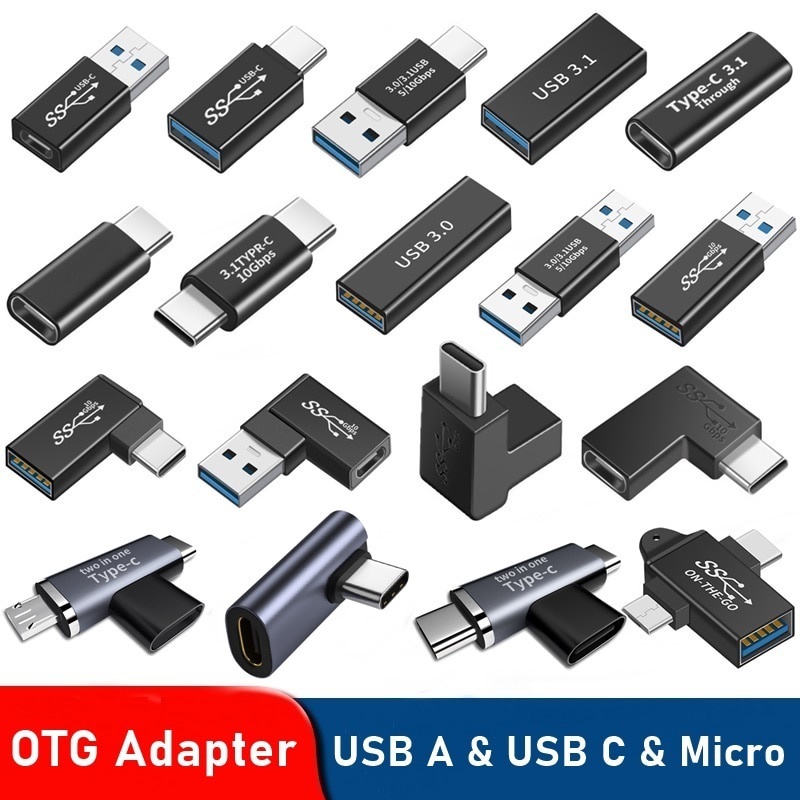 Đầu Chuyển Đổi OTG Type C Sang USB Cho Macbook Samsung S21 Huawei