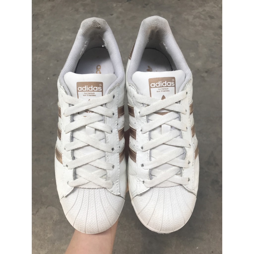 Giày 2hand real Das Superstar size 37.5 23cm SP1127