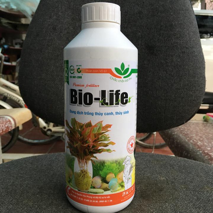 Phân phối Dung dịch thủy canh Bio-life chai 1 lít hàng chính hãng, nhập khẩu và phân phối trực tiếp.