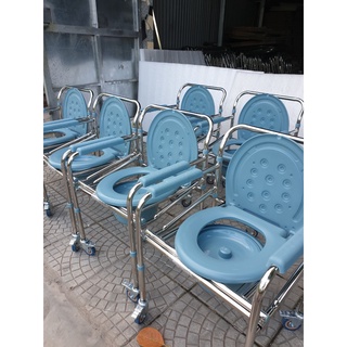 Ghế bô vệ sinh có bánh xe di chuyển RJ-C696