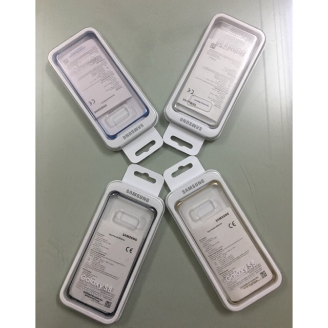 Ốp hãng clear cover samsung S8