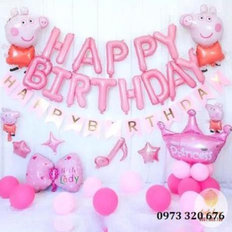 Set bóng sinh nhật tuổi heo - H07