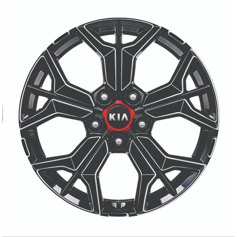 Bộ Decal dán mâm Seltos(5bánh)