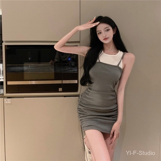 【YI-F-Studio】Đầm Dây Đeo