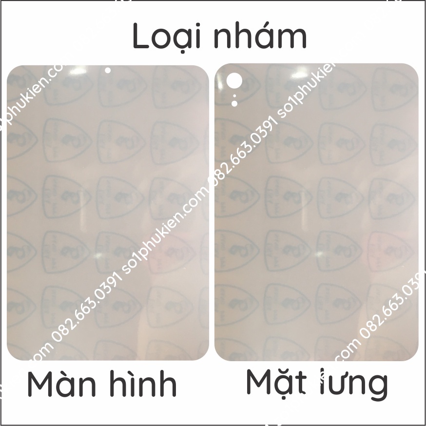 Dán PPF iPad Mini 2021 (ipad mini 8.3 inch) loại trong, nhám dành cho màn hình, mặt lưng, full body lưng viền
