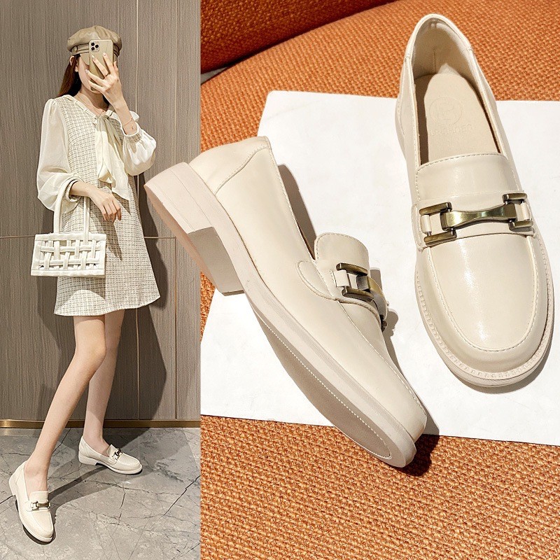 Giày da nữ phong cách Anh BIGSIZE (35-42)