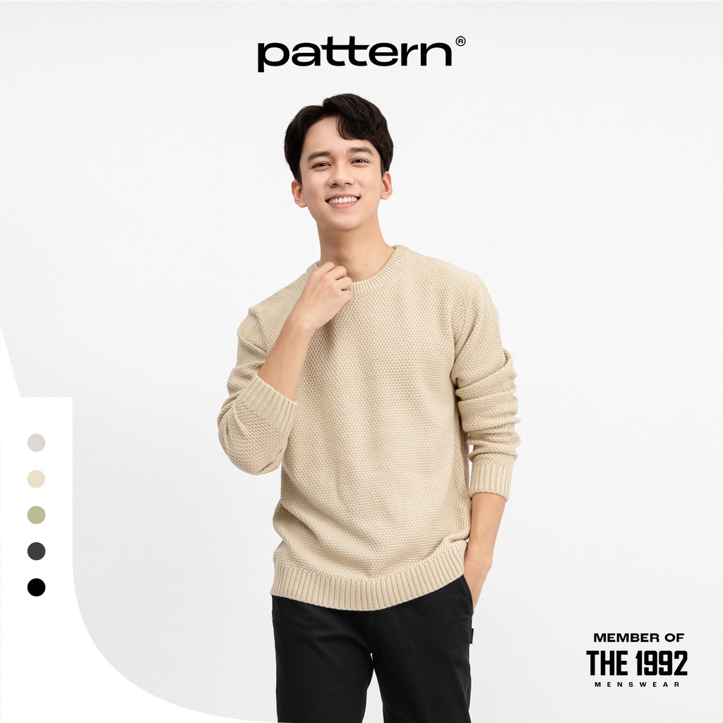 Áo len nam PATTERN vân hạt gạo PA013
