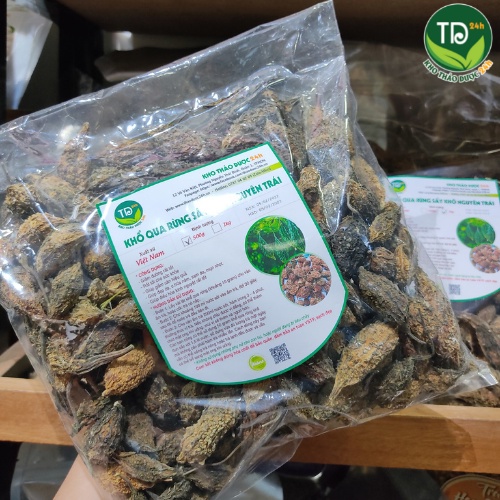 Khổ qua rừng sấy khô (Mướp đắng rừng sấy khô) nguyên trái, nguyên quả, ổn định huyết áp, tốt cho người bị gút, giảm cân
