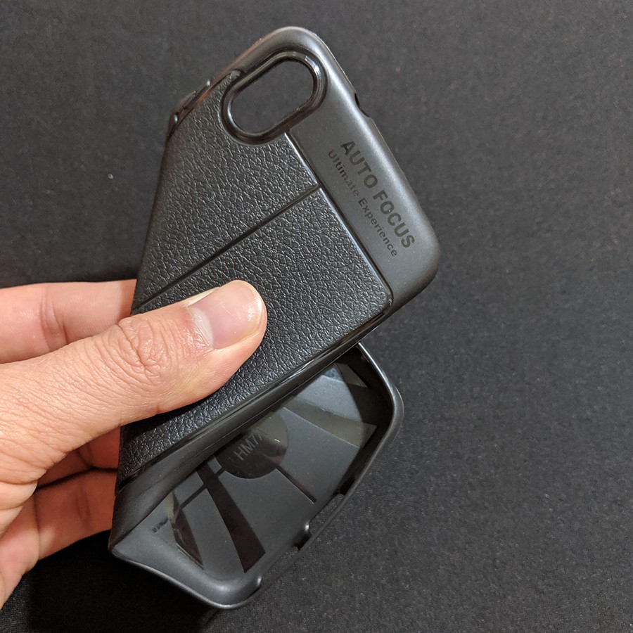 Bộ ốp lưng giả da kính cường lực Xiaomi Redmi 7A