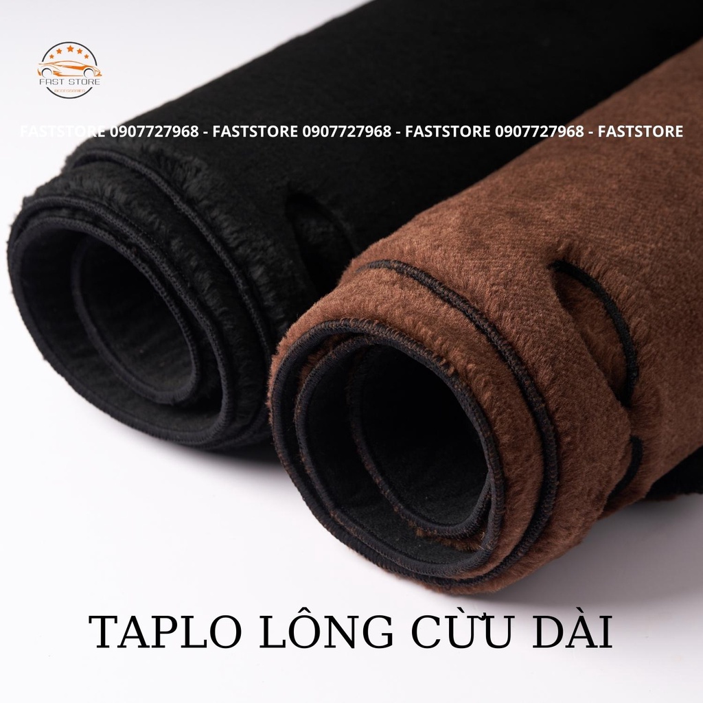 Thảm Taplo FORD EVEREST 2023 RANGER XLT XLS Wildtrack 2023 TERRITORY Lông Cừu Dày Da Cabon Da Vân Gỗ Cao Cấp - Faststore