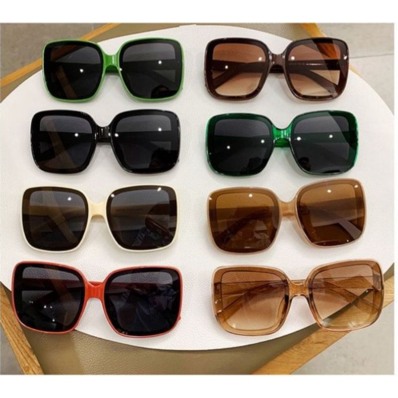 Kính Râm Gọng Tròn/Gọng Vuông Thời Trang Chống Tia UV, Đi Biển, Chụp Hình Phong Cách Trẻ Trung Sang Chảnh Cho Nữ