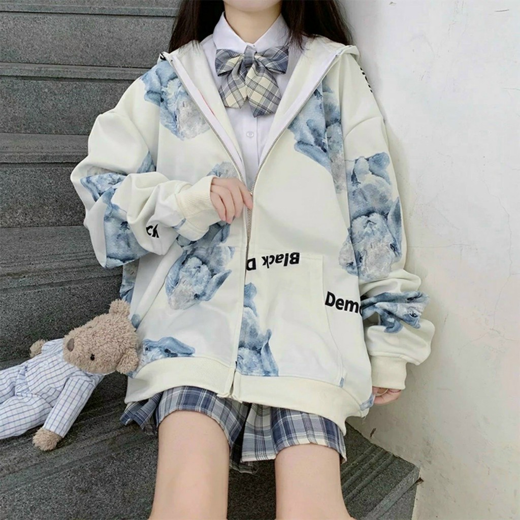 ÁO KHOÁC NỈ DÂY KÉO LOANG MÀU IN CHẤT NỈ NGOẠI VNXK MỀM MỊN SIÊU ĐẸP - HOODIE KHÓA ZIP LOANG MÀU IN HÌNH | BigBuy360 - bigbuy360.vn