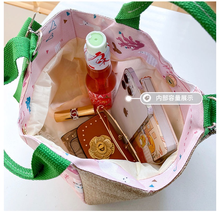 Túi Xách Canvas Cỡ Lớn Thân Thiện Với Môi Trường Thời Trang Cổ Điển