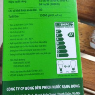 Bóng Led Búp Rạng Đông 9w Chip Led Samsung