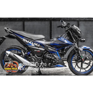 Tem rời Raider xanh đen