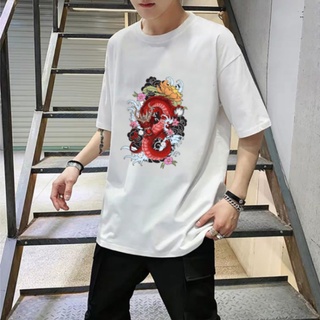 Áo phông unisex ,Áo thun Cotton, 🍀 🍀, ao phong nam , áo thun unisex - Áo phông Rồng