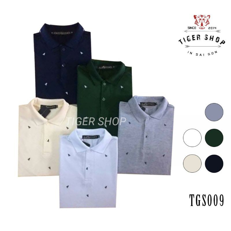 Áo phông nam đẹp họa tiết tay ngắn có cổ Tgs006 | BigBuy360 - bigbuy360.vn