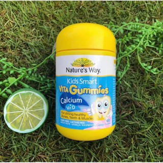 Kẹo bổ sung Canxi và Vitamin D cho trẻ Nature's Way Kids Smart Vita Gummies Calcium - 60 viên