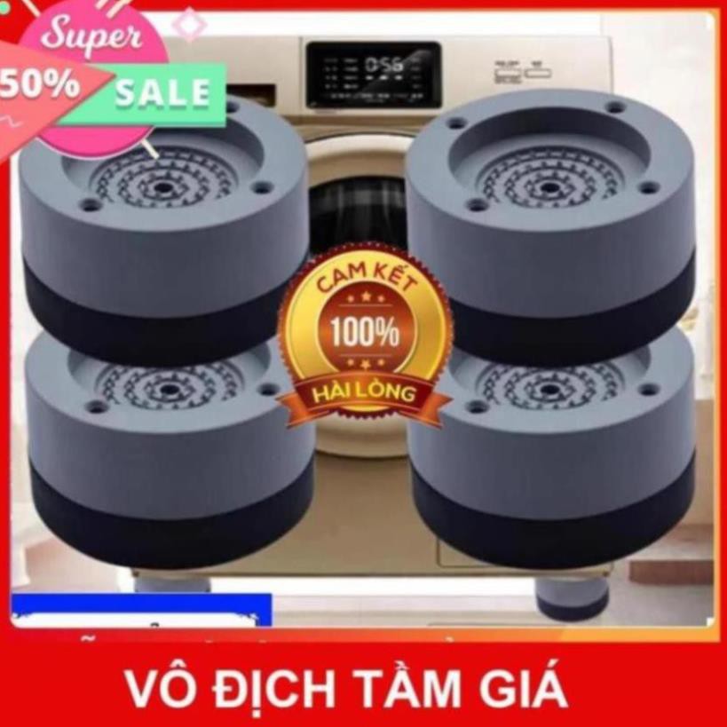 Bộ 4 miếng đệm cao su lót chân máy giặt chống rung chống ồn