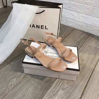 Sandal đế thấp 2 cm quai ngang