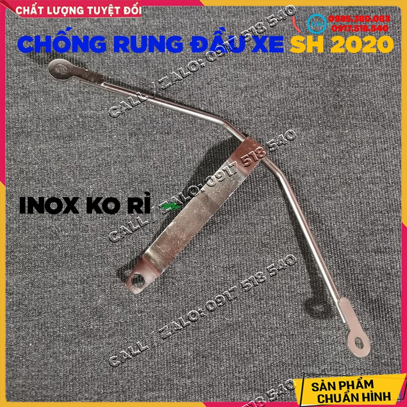 CHỐNG RUNG ĐẦU SH 2020, SH 2019 , SH 2018, SH 2017,( LOẠI INOX 304 KO RỈ)