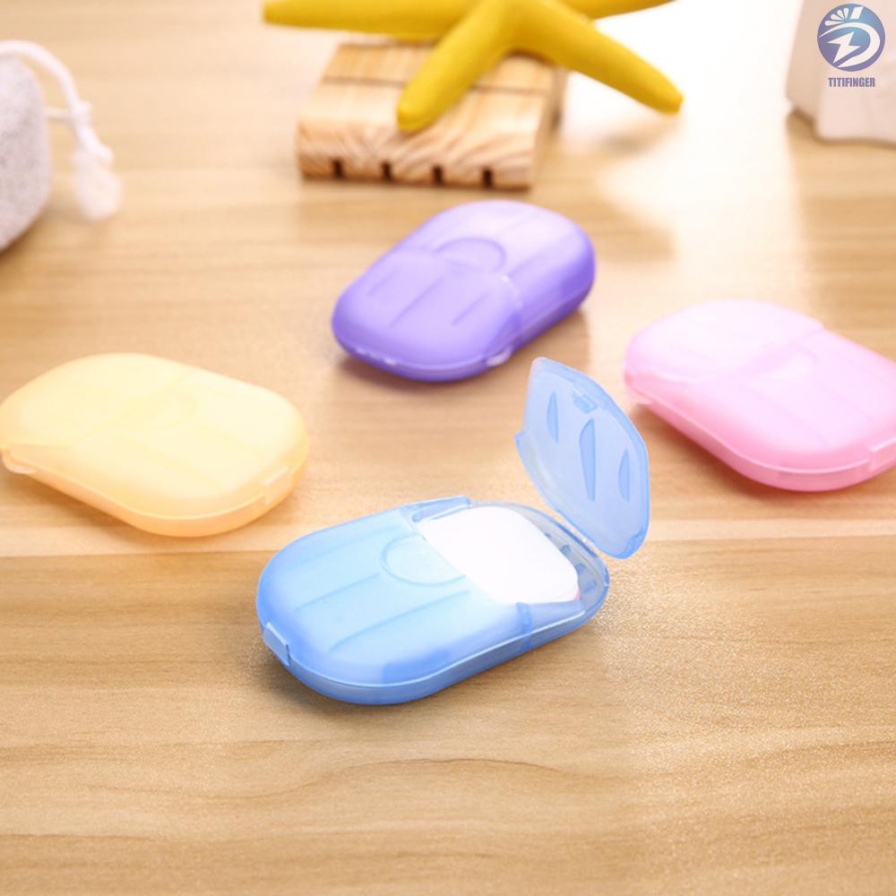 (Hàng Mới Về) Set 20 Xà Phòng Giấy Mini Dùng Một Lần Tiện Dụng Khi Đi Du Lịch | BigBuy360 - bigbuy360.vn