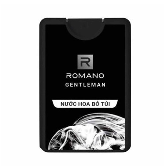 Nước hoa nam Romano chai 18ml - Đen Gentleman | Thế Giới Skin Care