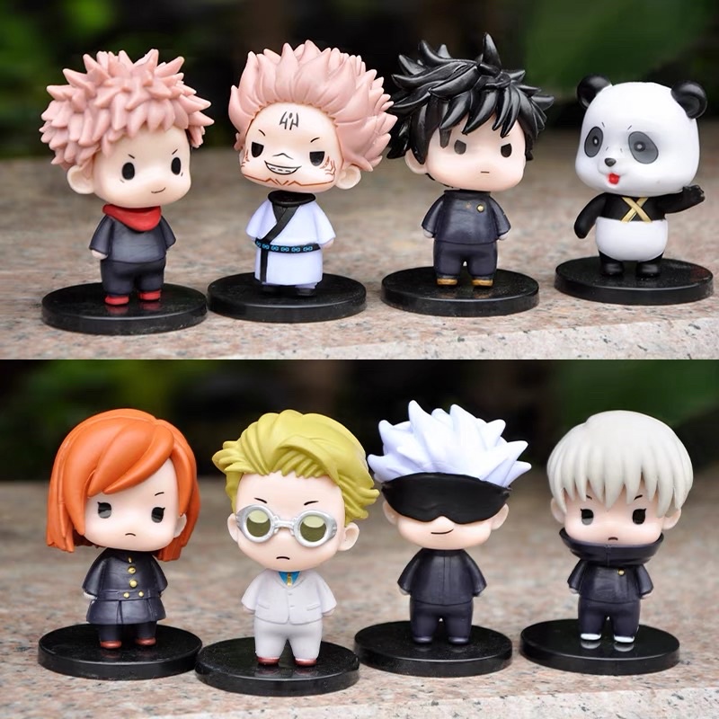 Mô Hình Jujutsu Kaisen - mô hình jujutsu kaisen chibi 7cm bằng PVC cao cấp