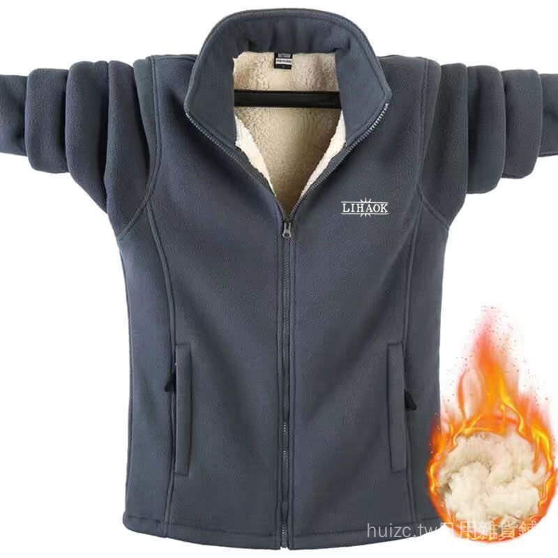 Áo Khoác Cardigan Chất Liệu Lông Cừu Size Lớn Chất Lượng Cao Cho Nam Trung Niên
