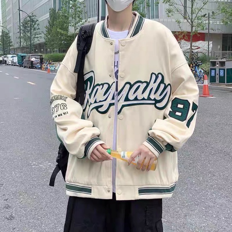 [Ảnh thật ở cuối] Áo khoác bomber áo bomber dáng vasity nam nữ royalty chất vải gió dù 2 lớp unisex MB016