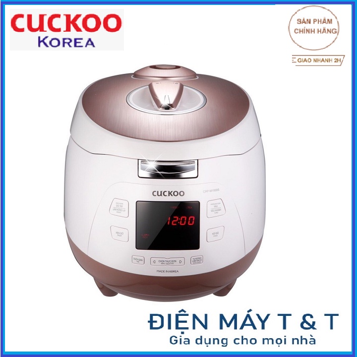 Nồi cơm áp suất điện tử Cuckoo CRP-M1000S