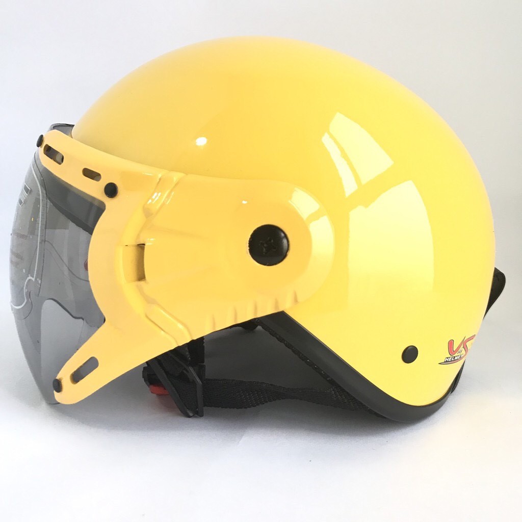 Mũ Bảo Hiểm Nửa Đầu Có Kính VS105K - Nón Bảo Hiểm 1/2 V&amp;S Helmet