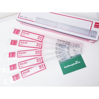 Thước kẻ 30cm Deli 6230