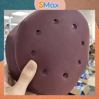 Hộp 100 giấy ráp - giấy nhám tròn nhám đĩa đánh bóng hiệu quả-smax29