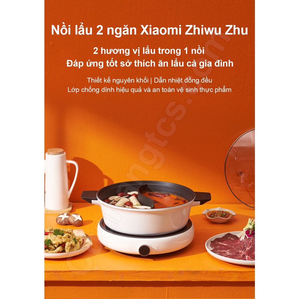 Nồi lẩu 2 ngăn XM Zhiwu Zhu ZGYY001ACM
